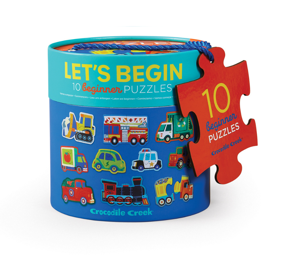 Let's Begin Puzzle - 2 pc - Vehicles