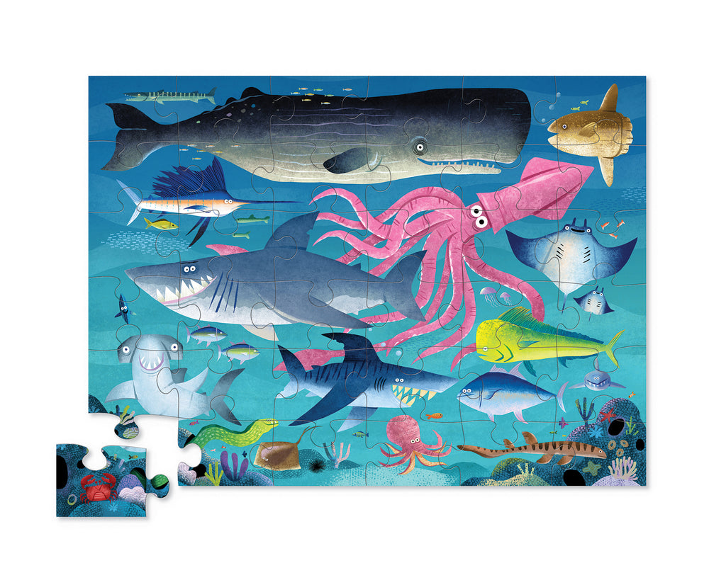 Classic Floor Puzzle - 36 pc - Shark Reef