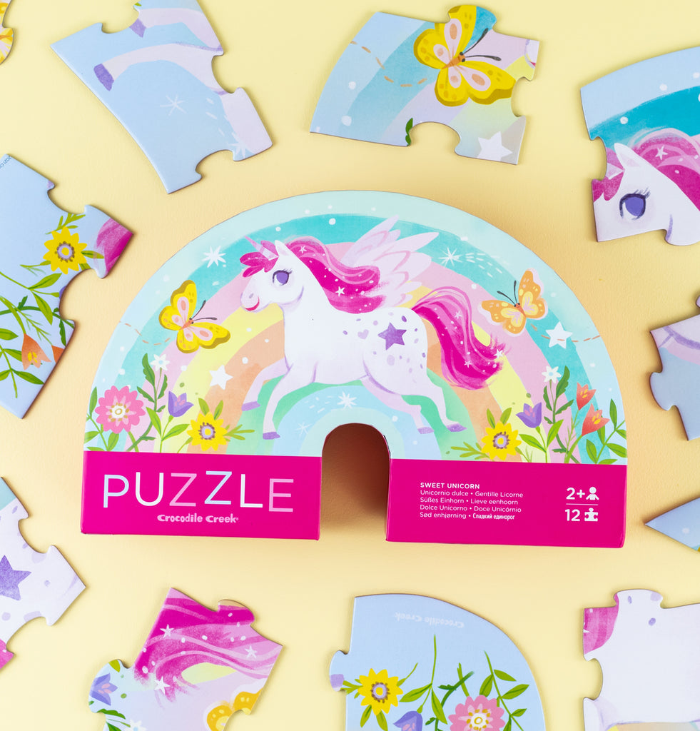 Mini Puzzle - 12 pc - Sweet Unicorn