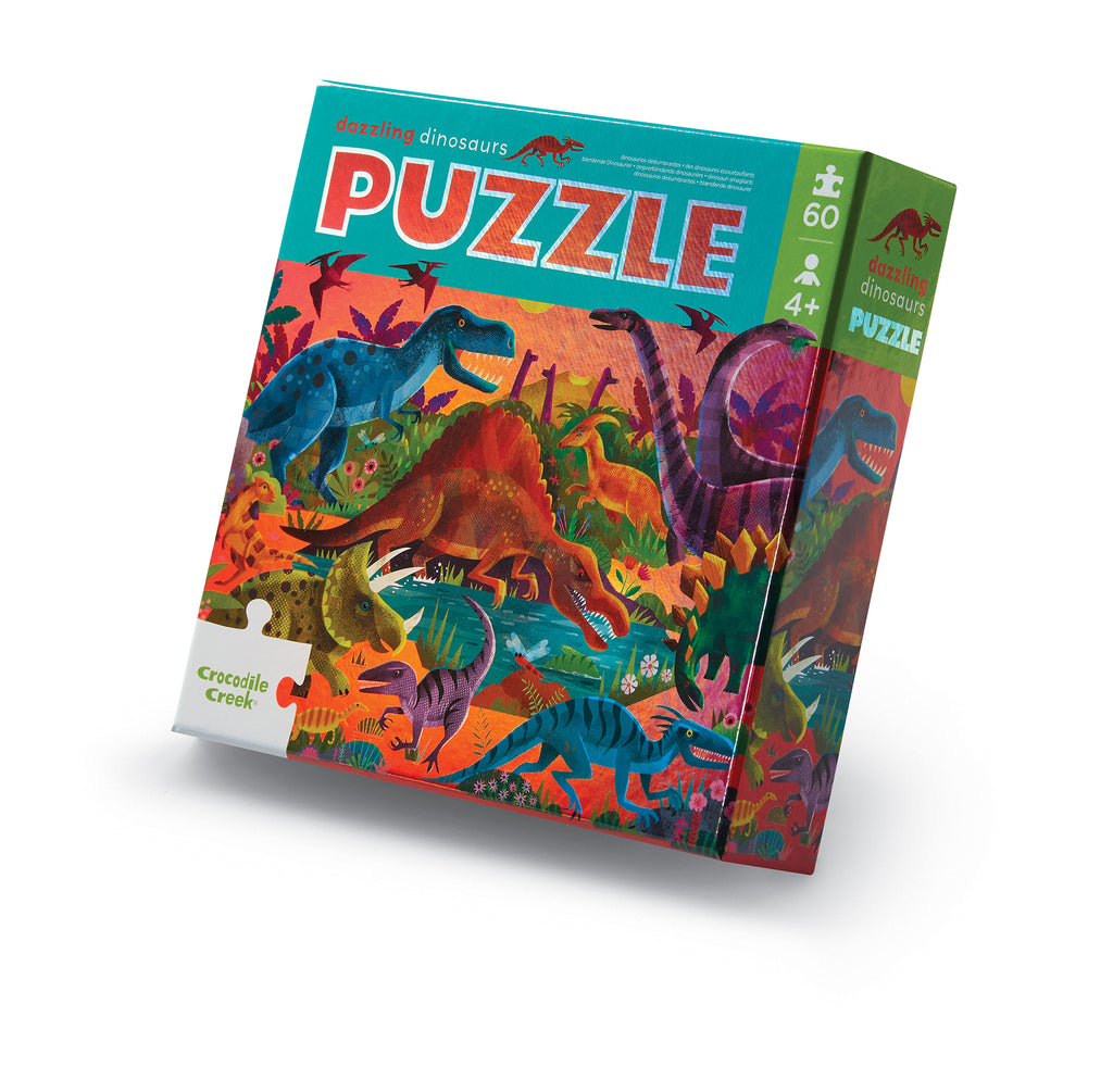 Foil Puzzle - 60 pc - Dazzling Dinos