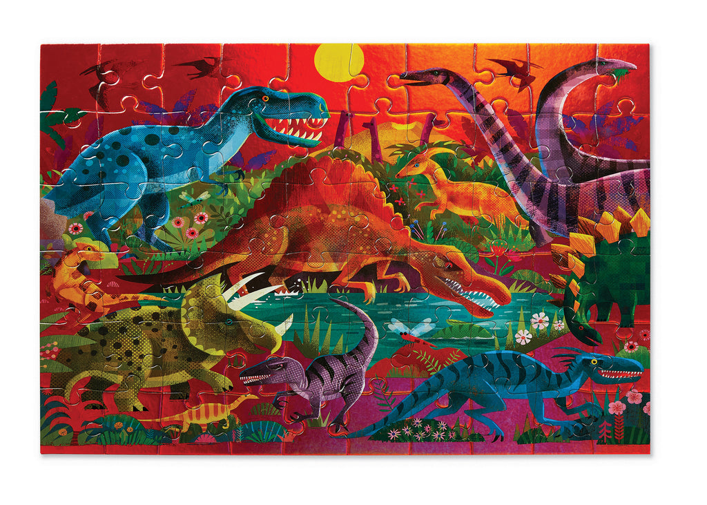 Foil Puzzle - 60 pc - Dazzling Dinos