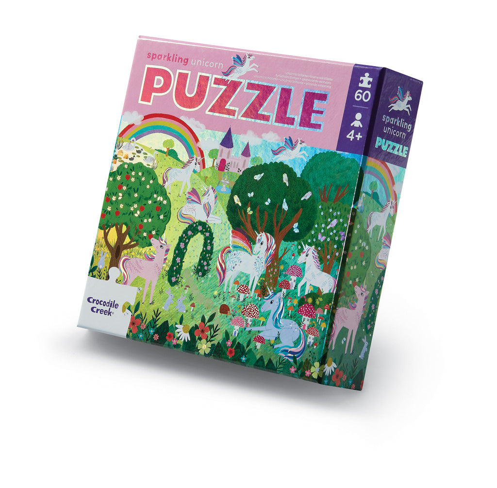 Foil Puzzle - 60 pc - Sparkling Unicorn