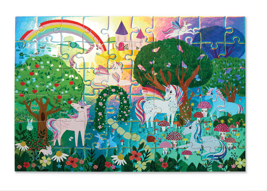 Foil Puzzle - 60 pc - Sparkling Unicorn