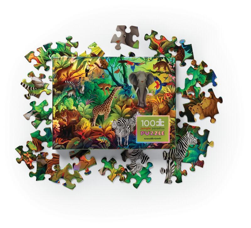 Holographic Puzzle - 100 pc - Jungle Paradise