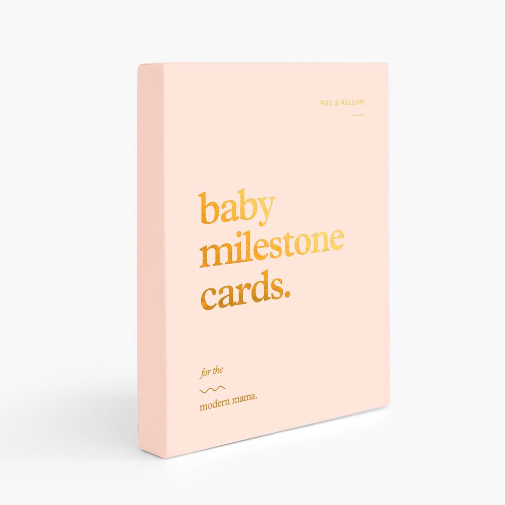 Baby Milestone Cards - Blush Pink