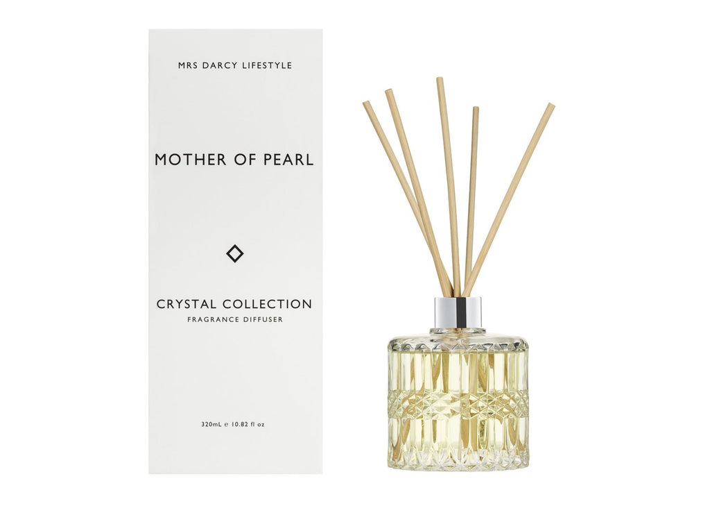 Mother of Pearl Diffuser - Lemongrass + Coconut