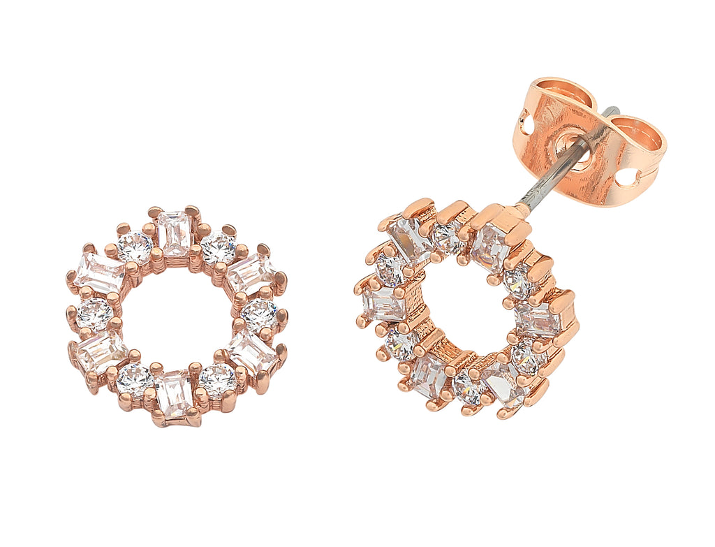 Anna Earrings - Rose Gold