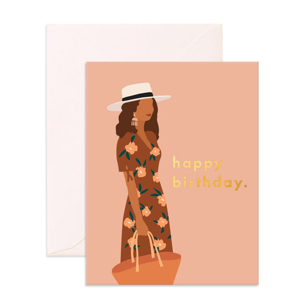 Happy Birthday Lady Card
