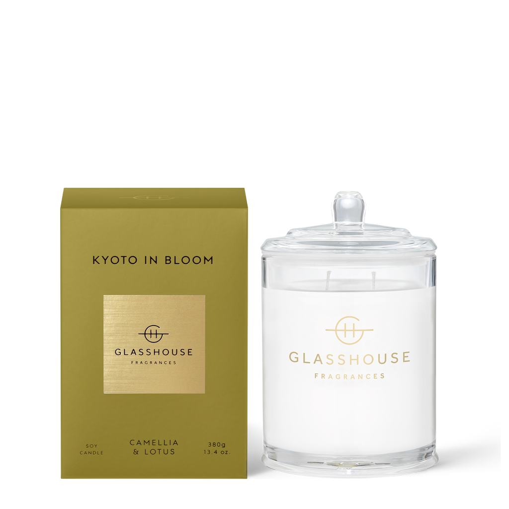Kyoto in Bloom - Camellia & Lotus 380g Soy Candle