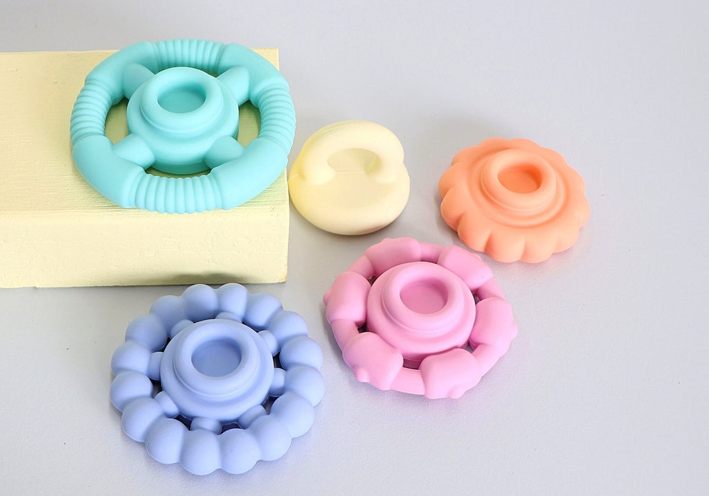 Rainbow Stacker and Teether Toy - Pastel