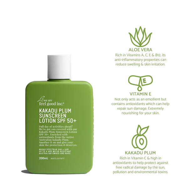 Kakadu Plum Sunscreen Lotion SPF 50+ 400ml