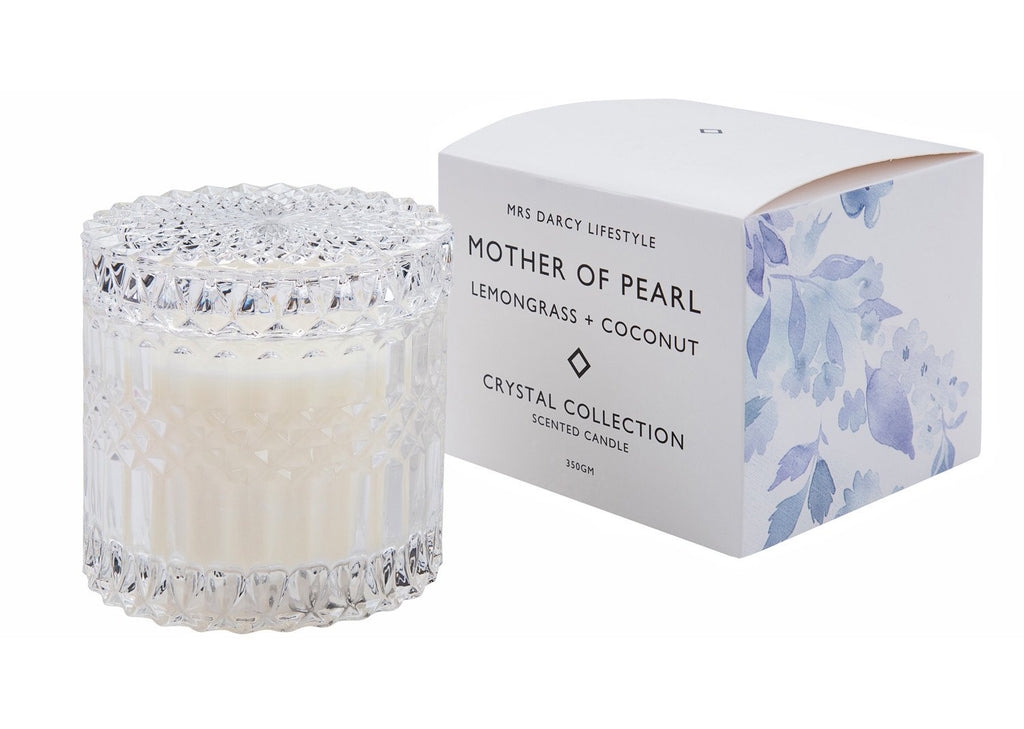 Mother of Pearl Candle - Lemongrass + Coconut