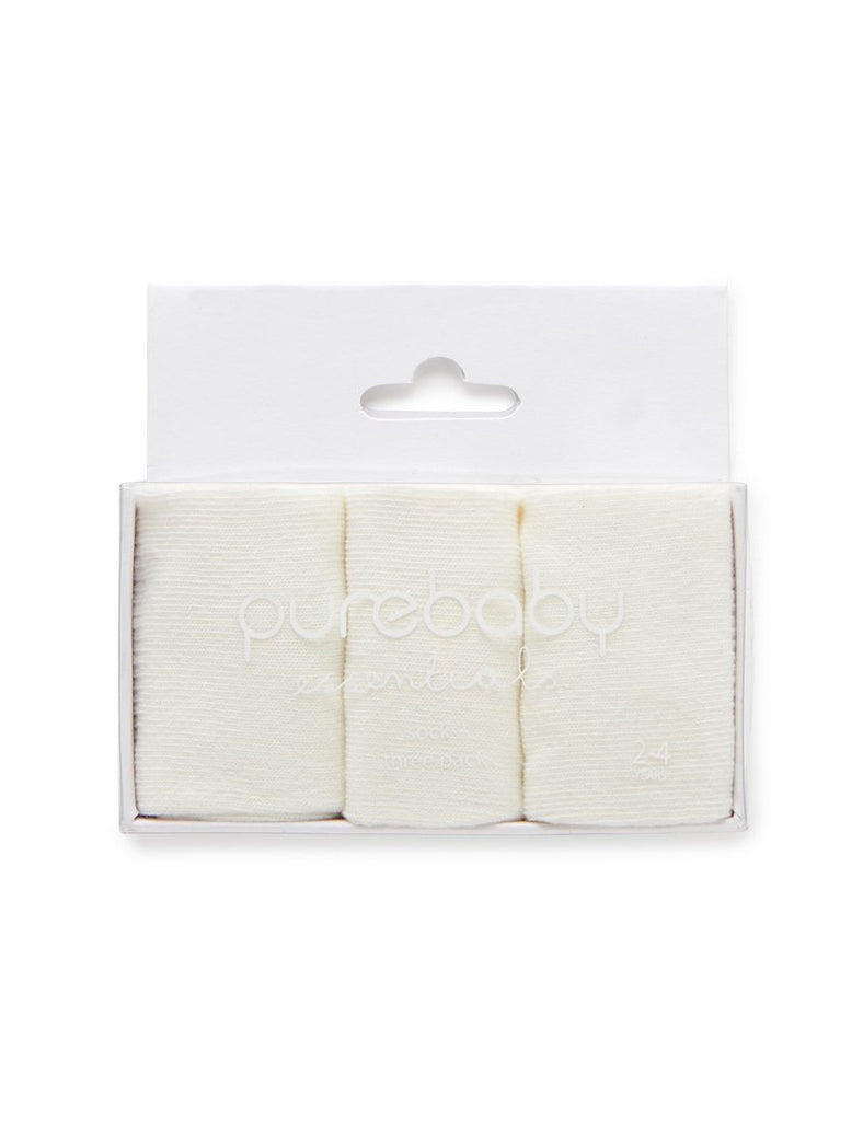 3 Sock Pack - White