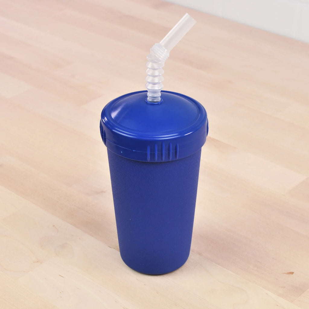 Straw Cup - Navy Blue