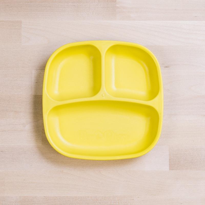 Divided Plate - Yellow