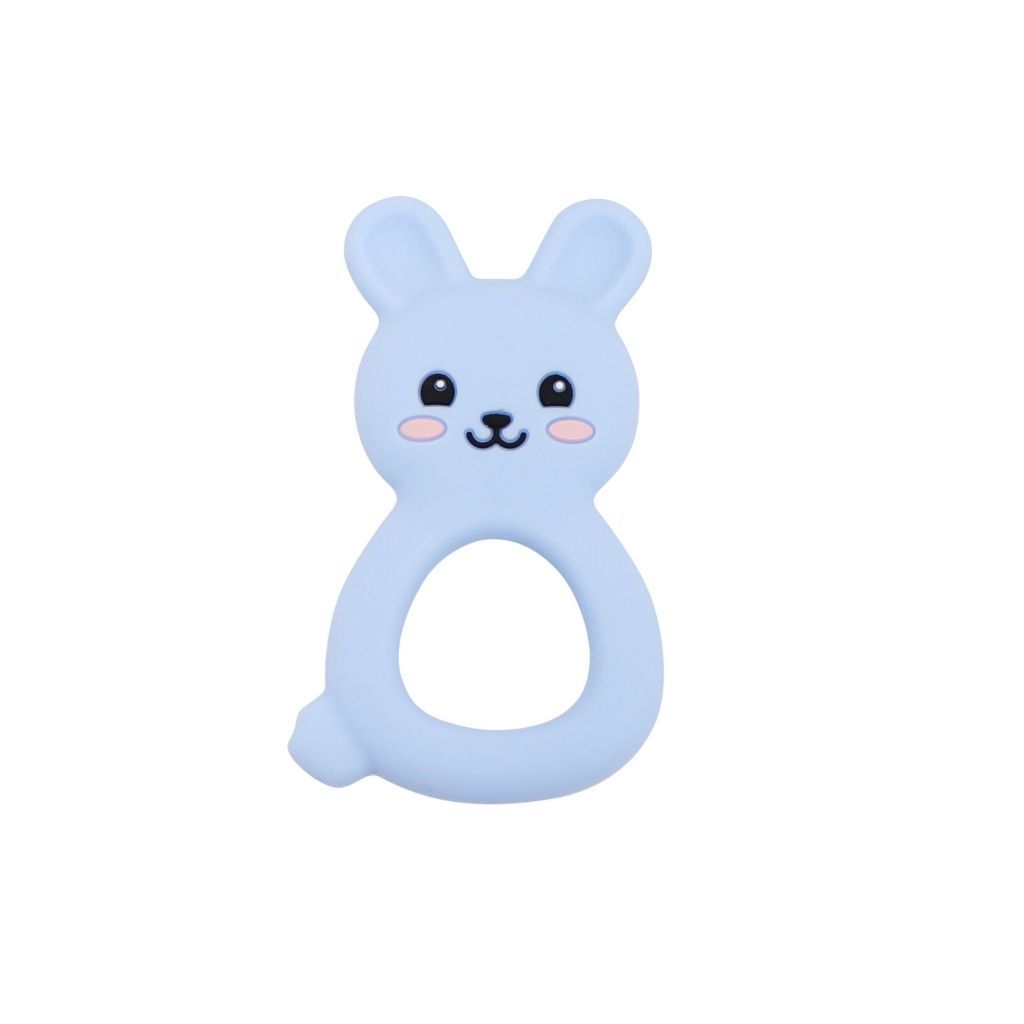 Jellies Bunny Teether - Soft Blue