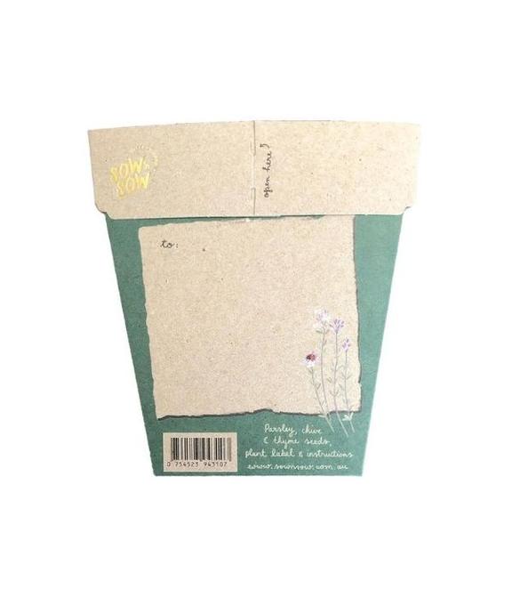 Merry Christmas (Herb) Gift of Seeds