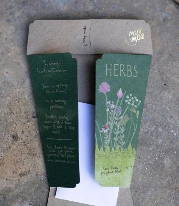 Merry Christmas (Herb) Gift of Seeds