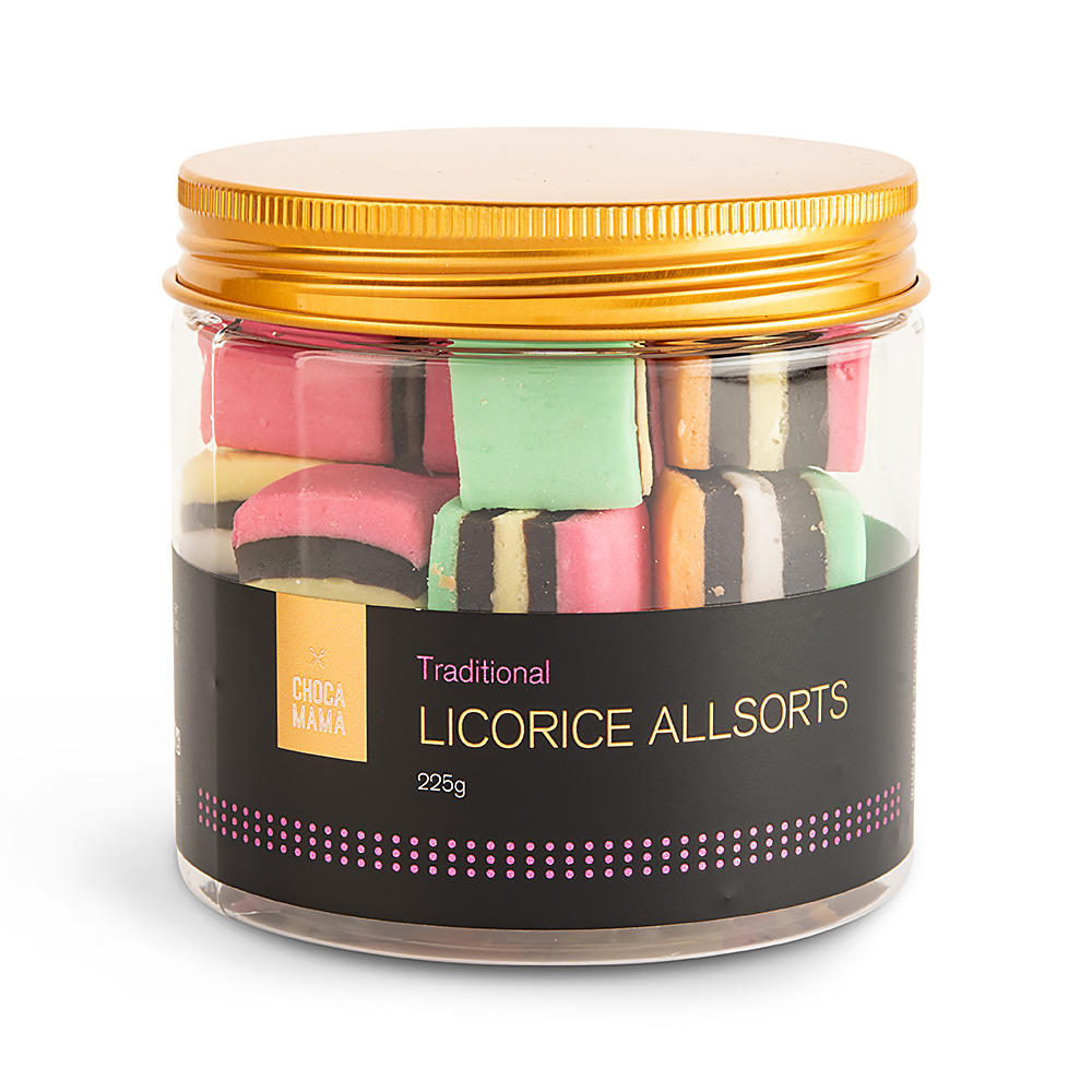 Licorice Allsorts Jar 225g
