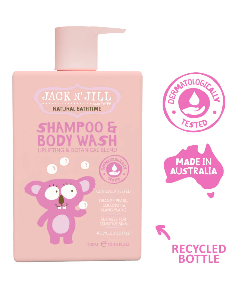 Shampoo and Body Wash 300ml - Natural