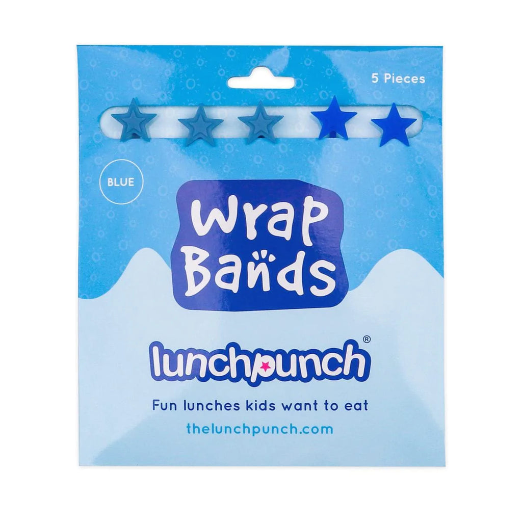 Silicone Wrap Bands - Blue