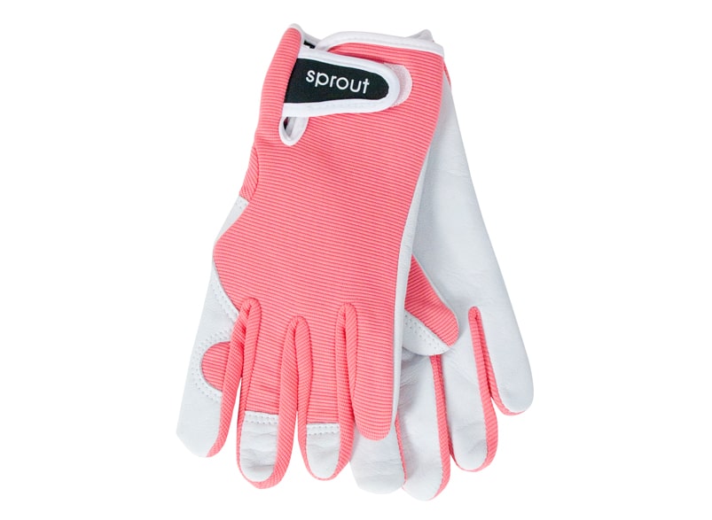 Sprout Goatskin Gloves - Coral