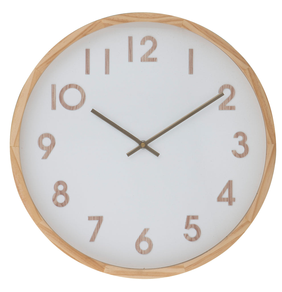 Leonard Wall Clock - Natural