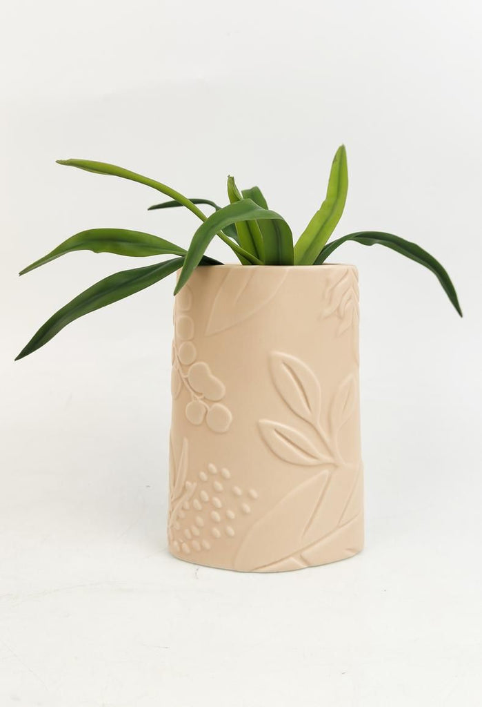 Caprice Foliage Vase - Blush - 2 Sizes