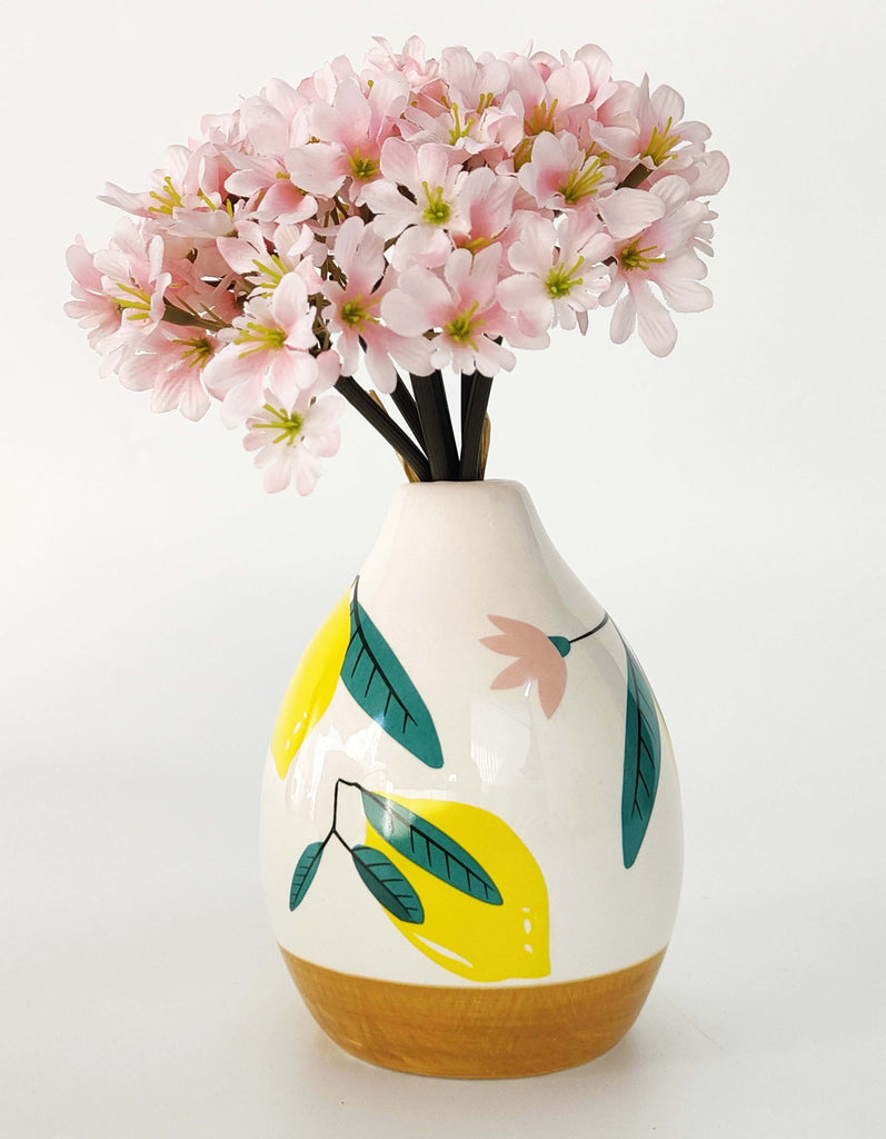 Lemons Ceramic Vase