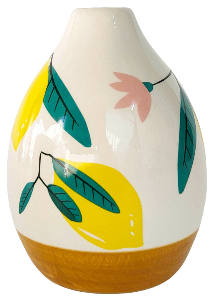 Lemons Ceramic Vase